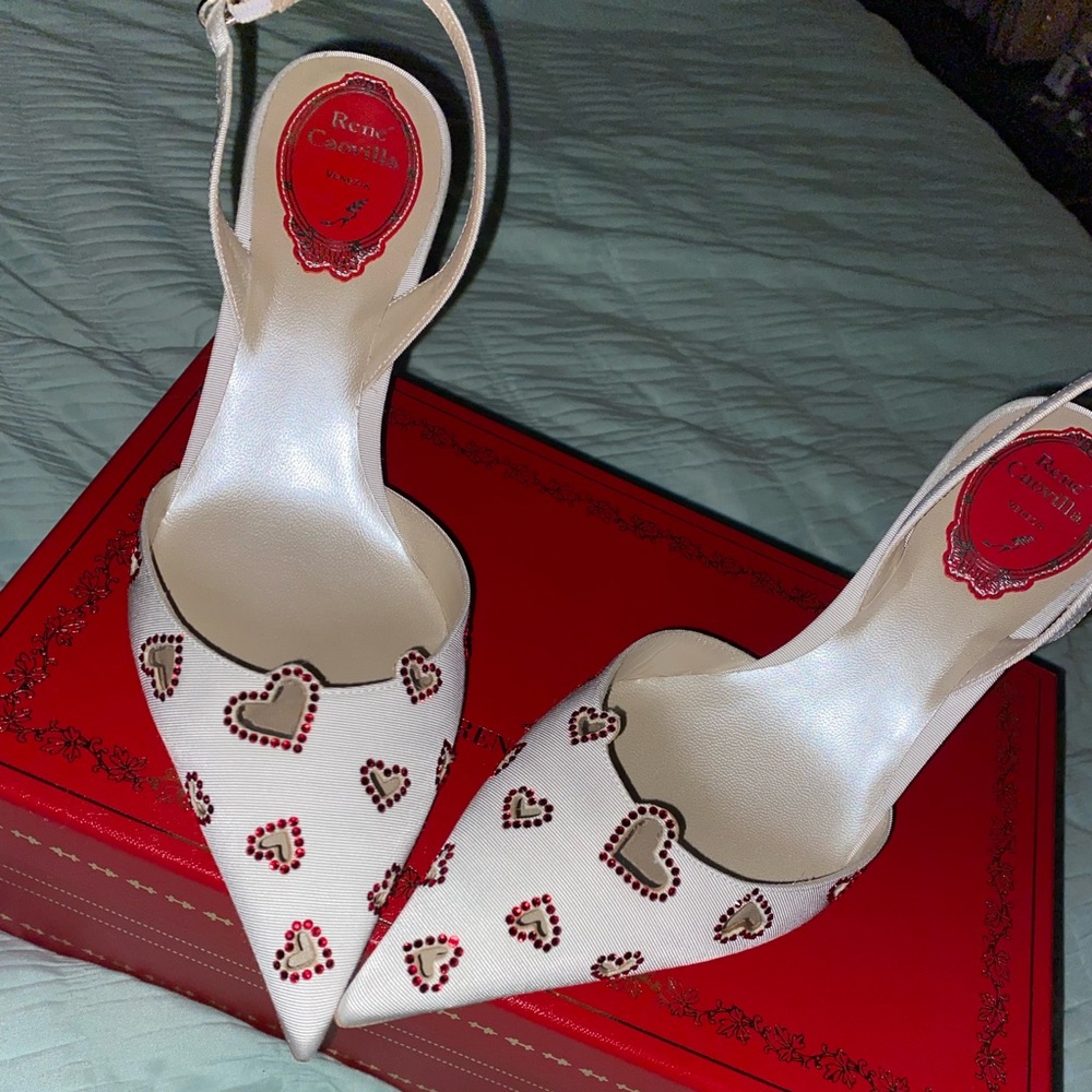 Rene caovilla heels valentine’s Day, 2020 edition
